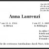 Bonfert Anna 1916-2009 Todesanzeige